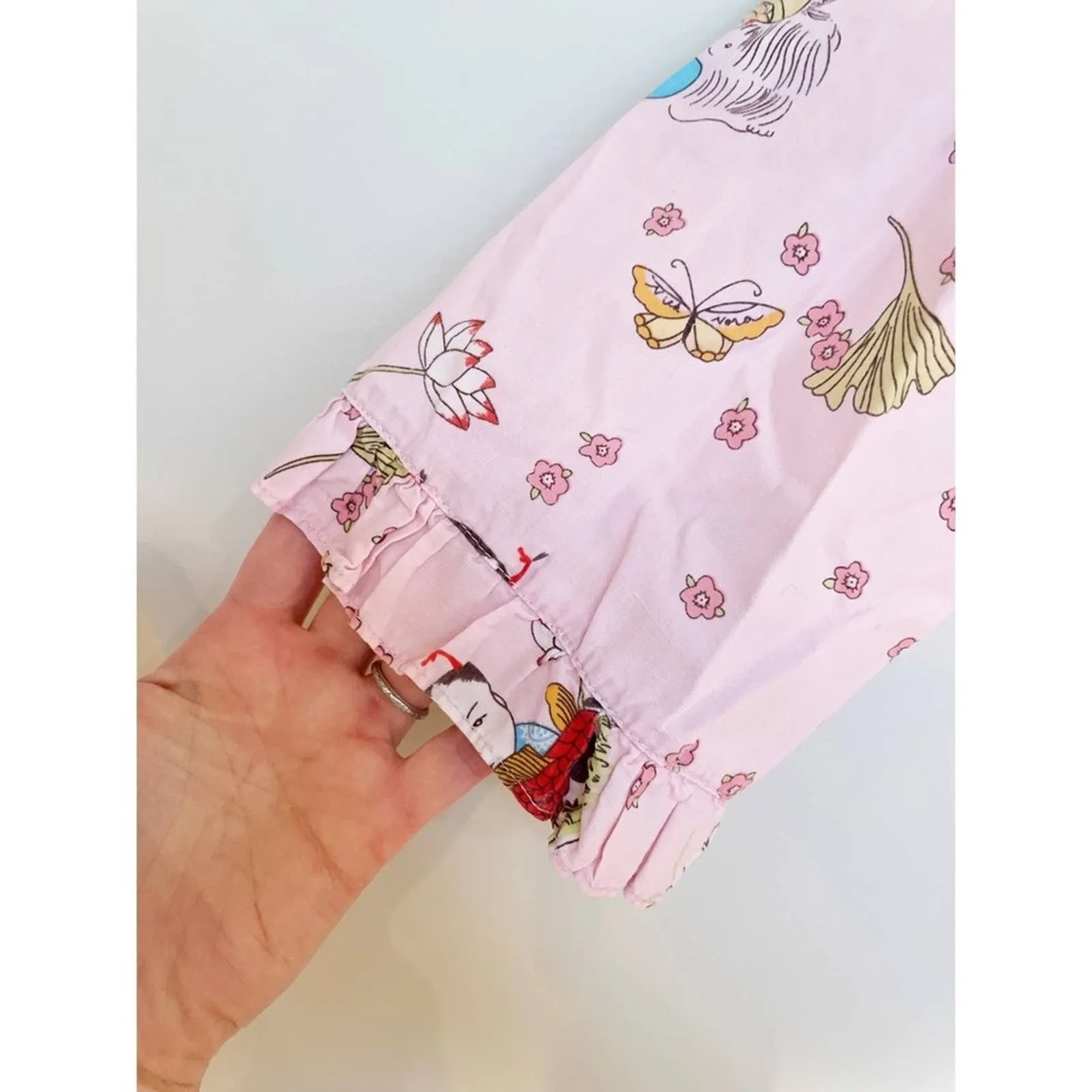 00s 00s Nick and Nora Emperorempress Geisha Baby Cotton Pijama Set by Nick & Nora