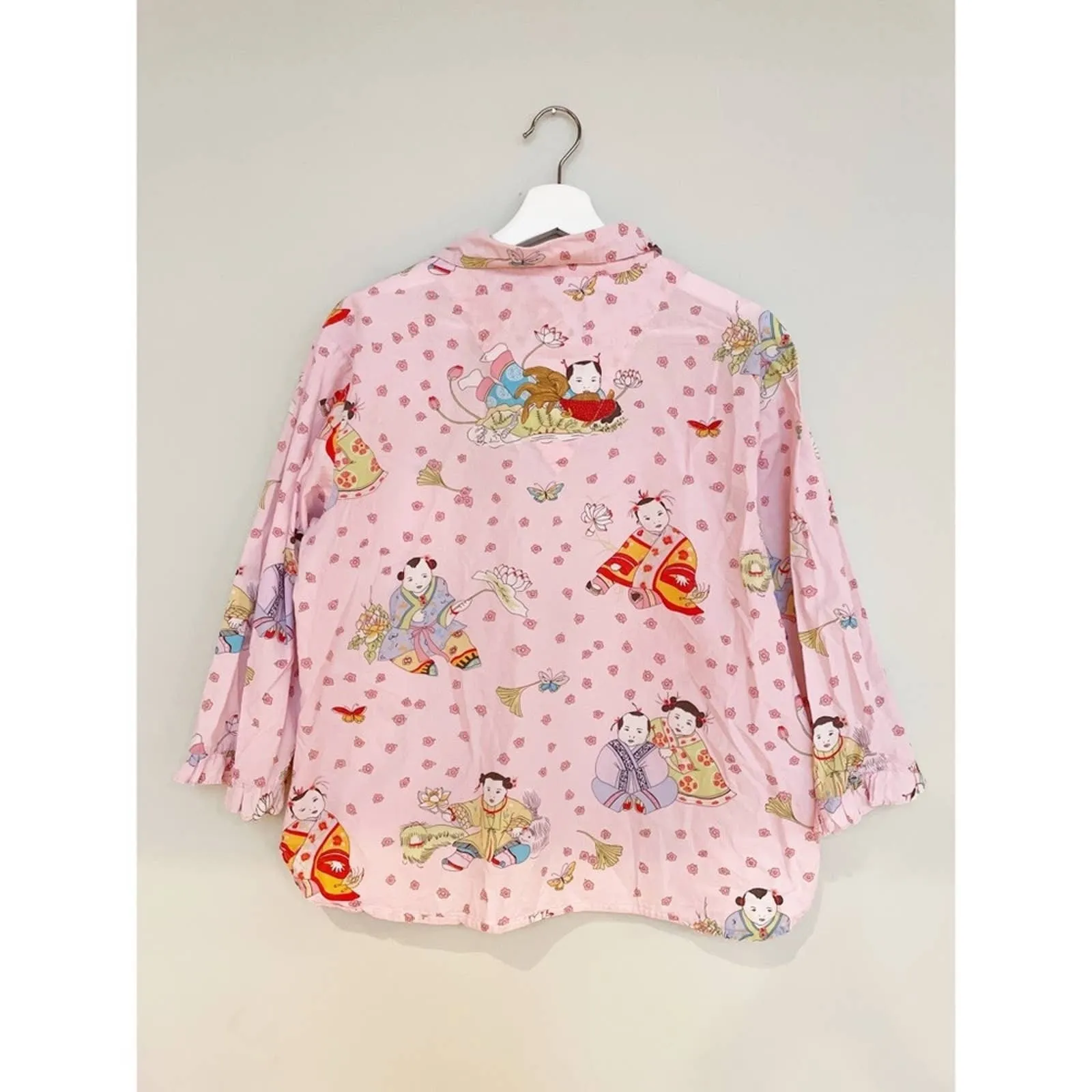 00s 00s Nick and Nora Emperorempress Geisha Baby Cotton Pijama Set by Nick & Nora