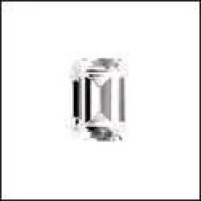 0.75 Ct Emerald Step Cubic Zirconia CZ Loose stone