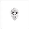 0.75 Ct Pear Shape Tear Drop Cubic Zirconia CZ Loose stone