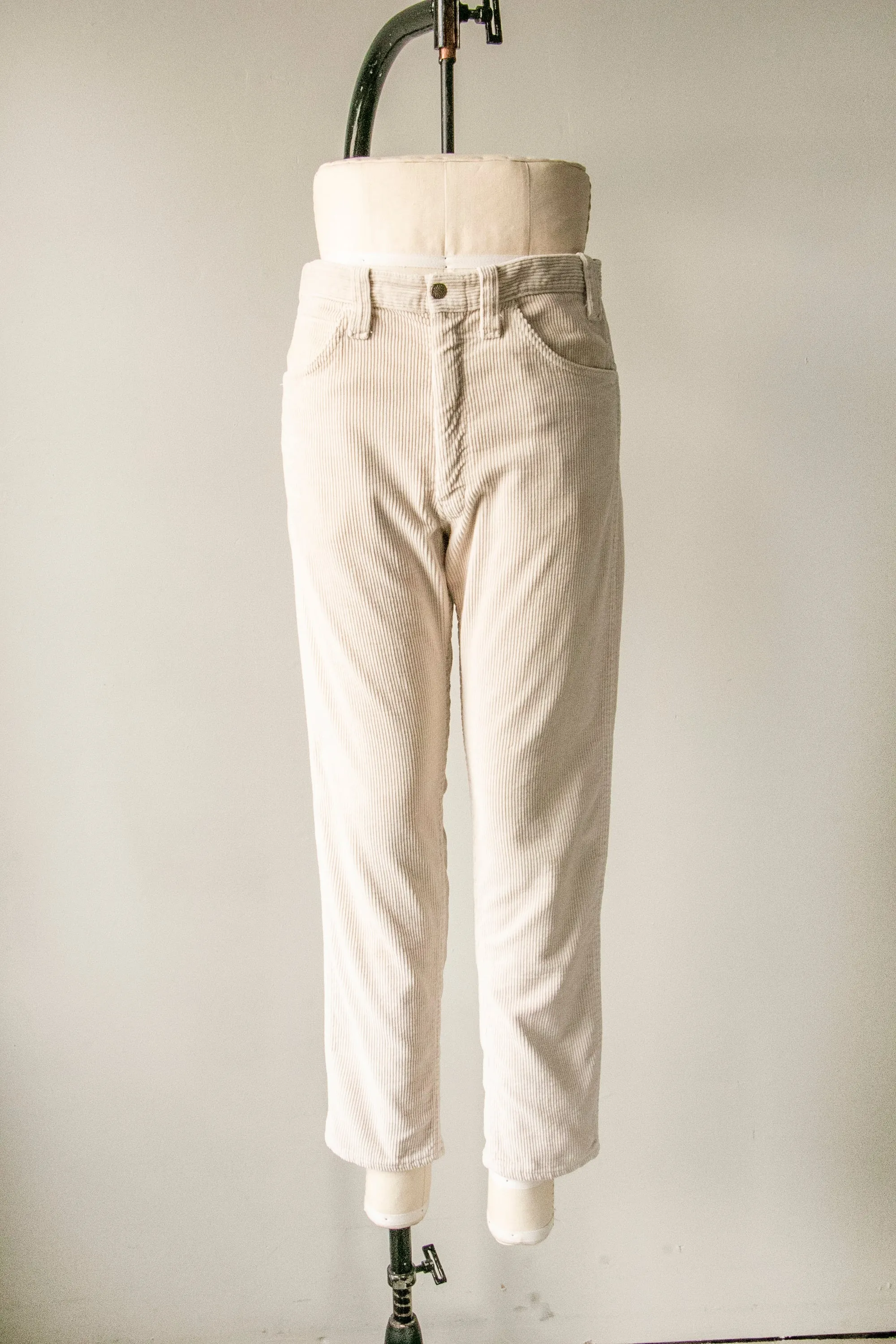 1970s Cords Corduroy Pants High Waist M