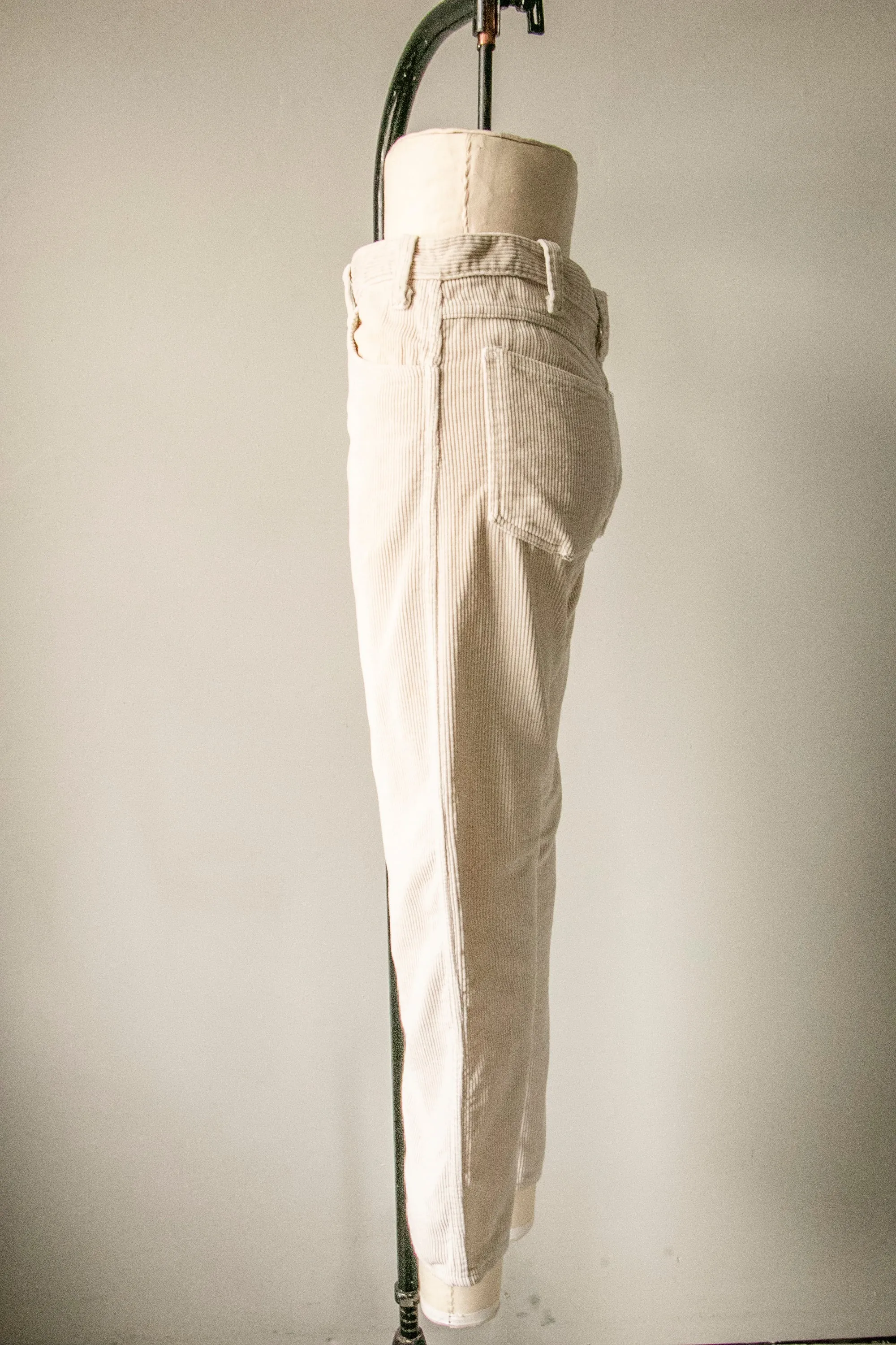 1970s Cords Corduroy Pants High Waist M