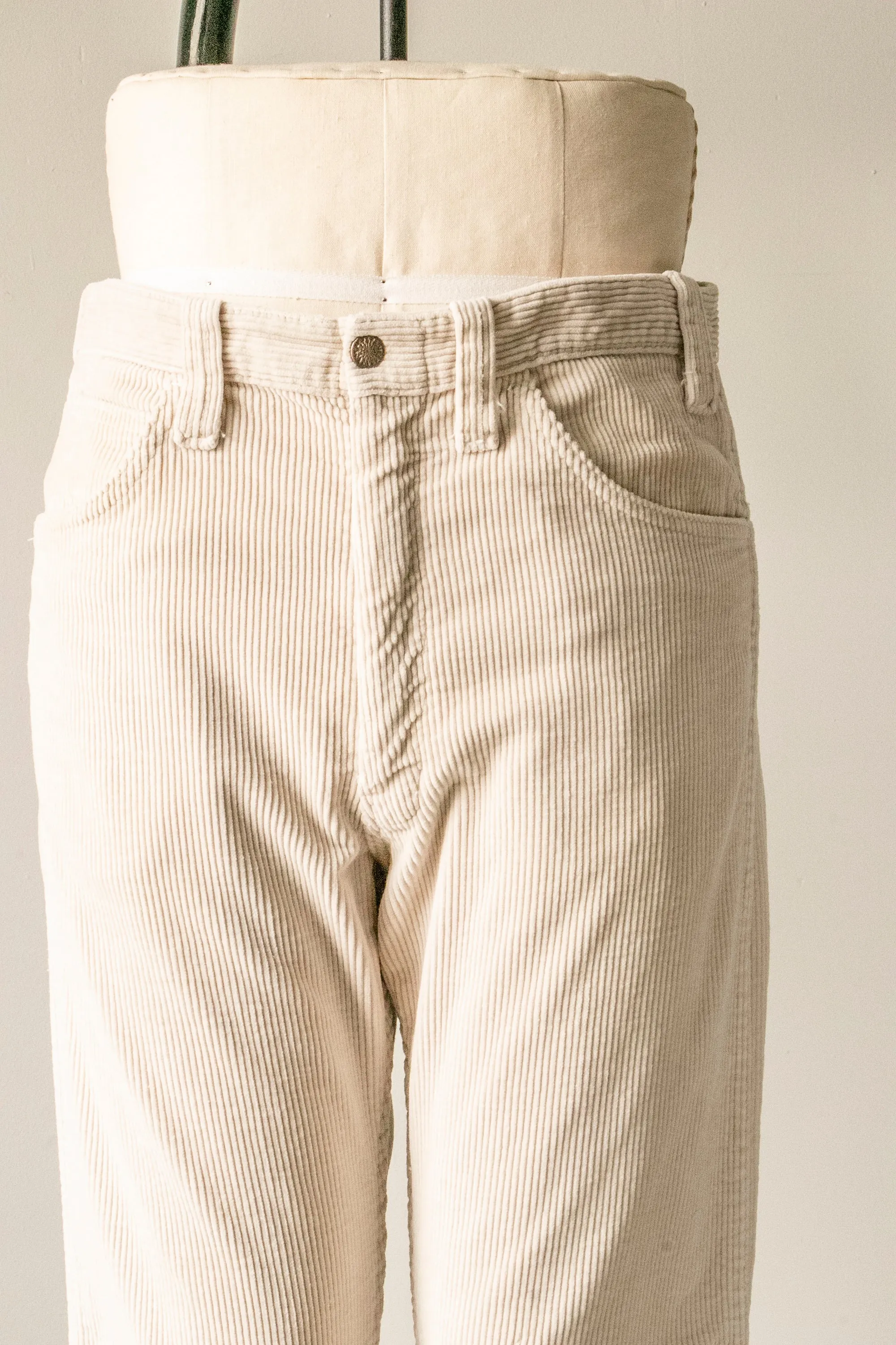1970s Cords Corduroy Pants High Waist M