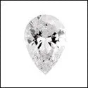 2 Ct Pear Shape Tear Drop Cubic Zirconia CZ Loose stone