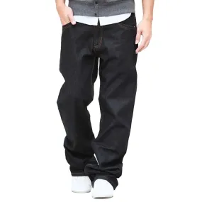 4 Season Mens Jeans Pants Straight Loose Baggy Harem Denim