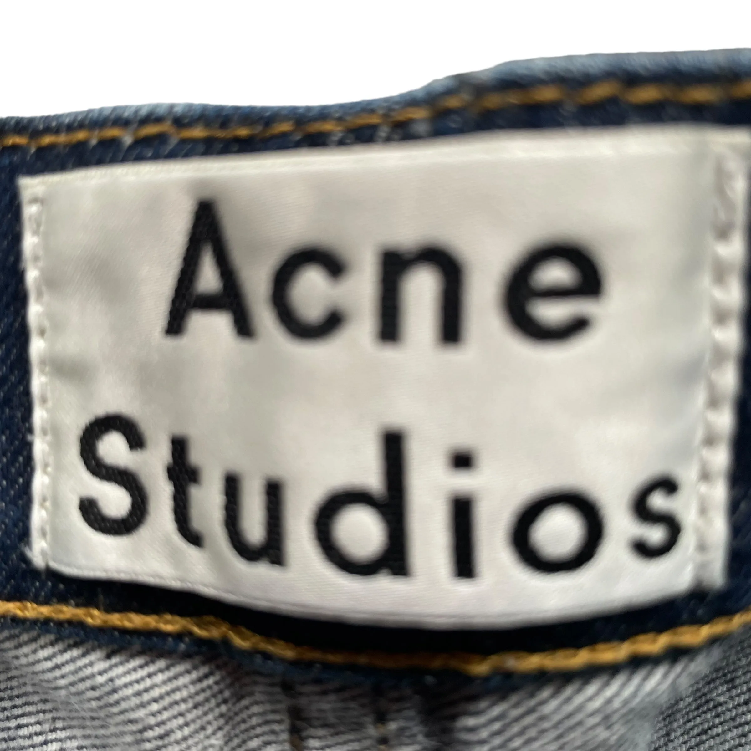 Acne Studios/Skinny Pants/32/Denim/BLU/ACE RAW GOTHIC