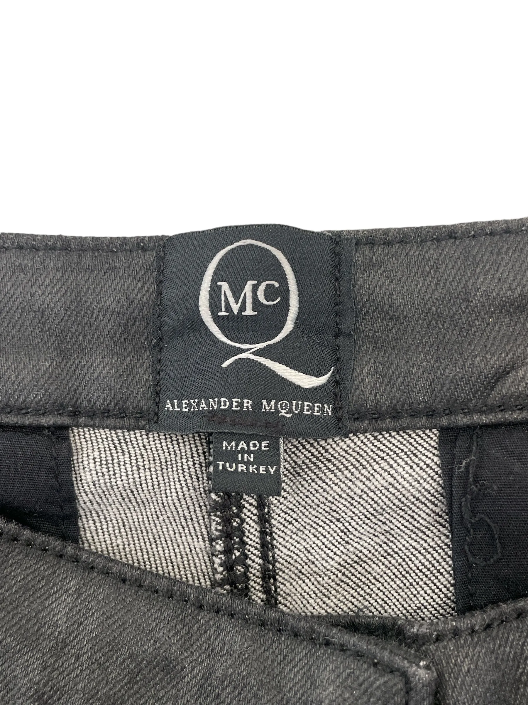 Alexander McQueen/Skinny Pants/11/Denim/BLK/
