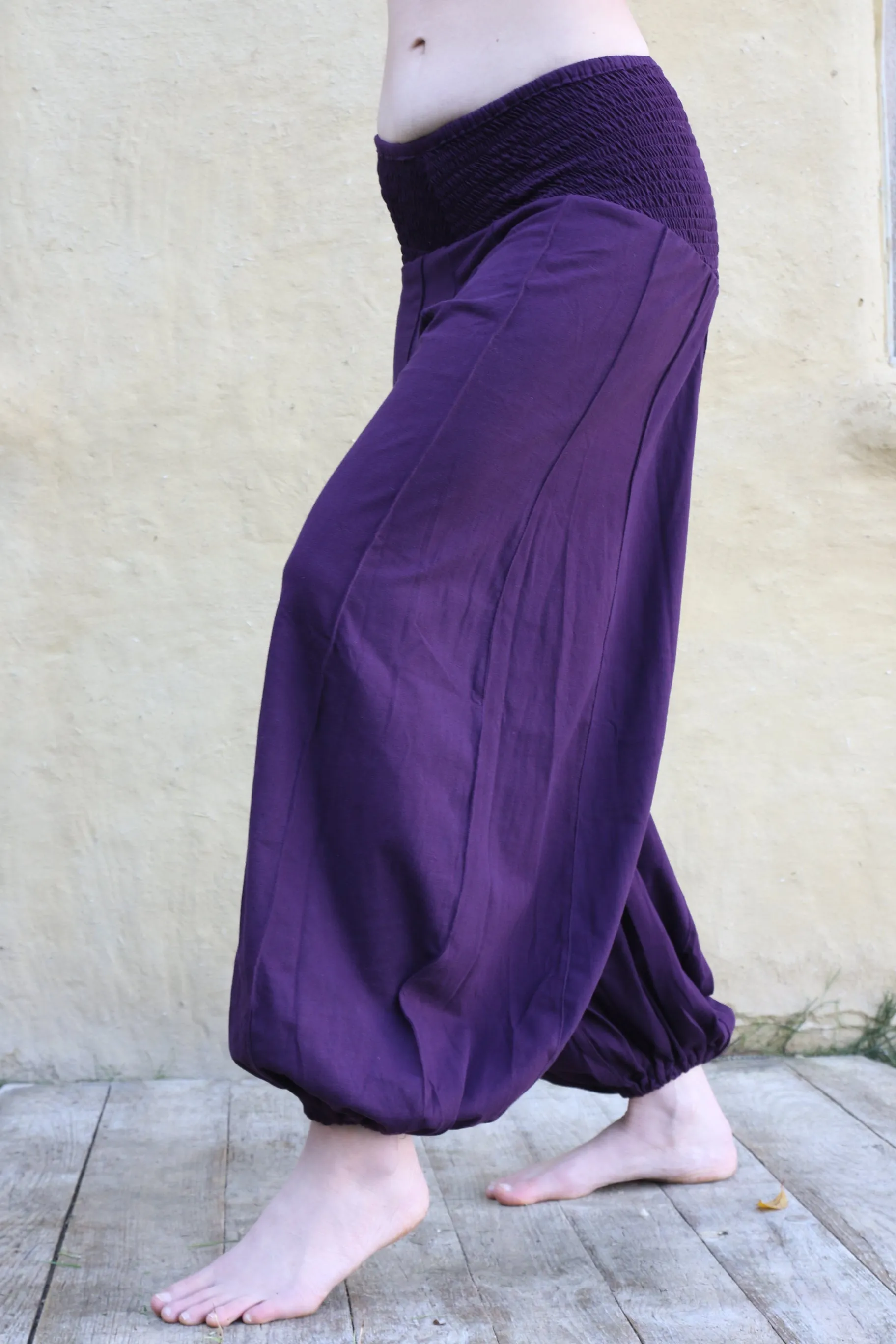 alladin elastic jersey pants