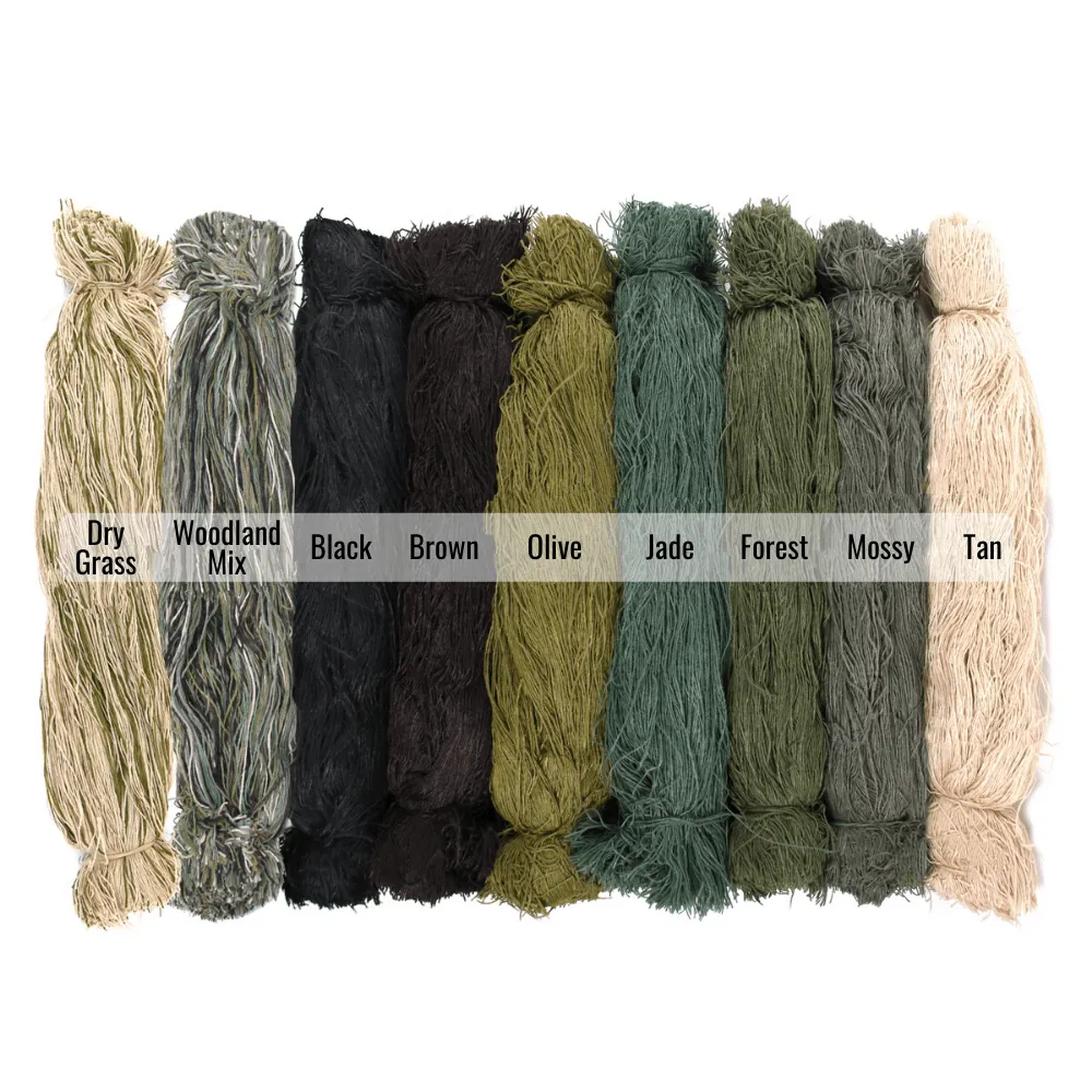 Arcturus Synthetic Ghillie Thread Bundles - 20" Length - 10 Colors