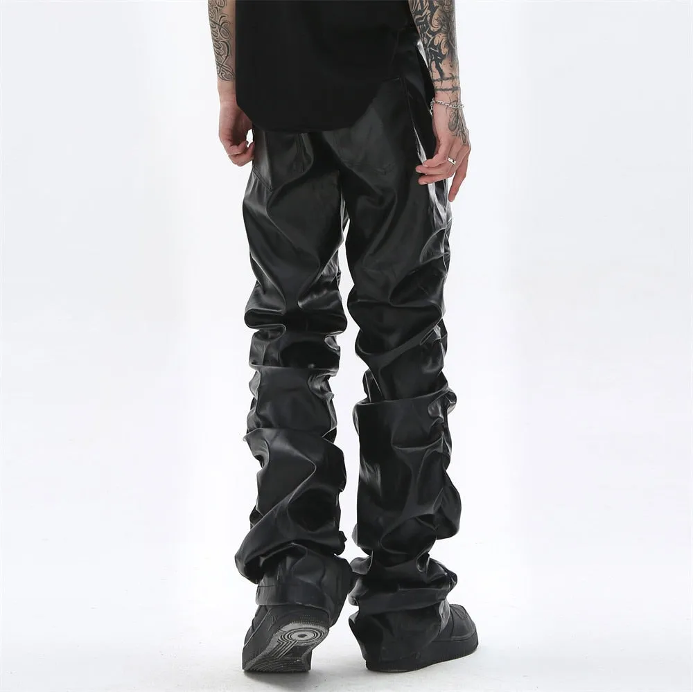 AV1 Black Leather Pants