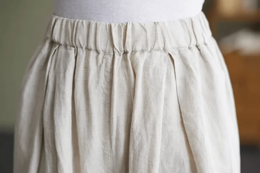 Babakud Women Summer Cotton Linen Bloomers Pants