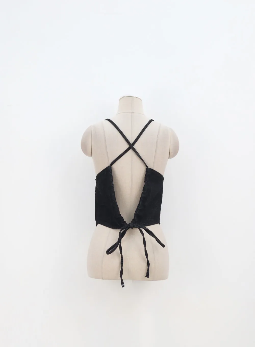 Back Tie Cropped Top IA324