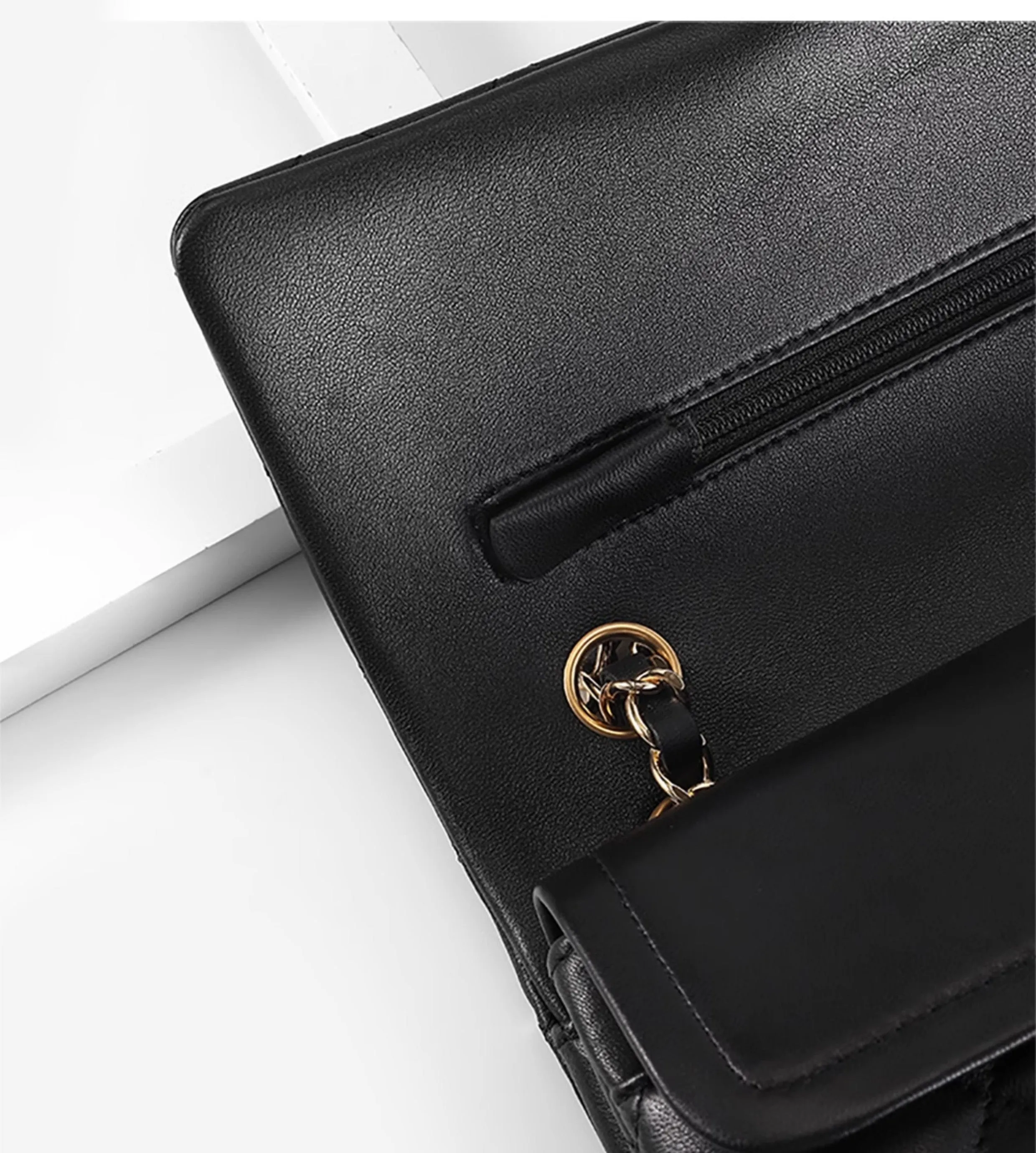 Bag Zipper Protector, Genuine Leather Bag Accessory, Bag Wear-Resistant Protector