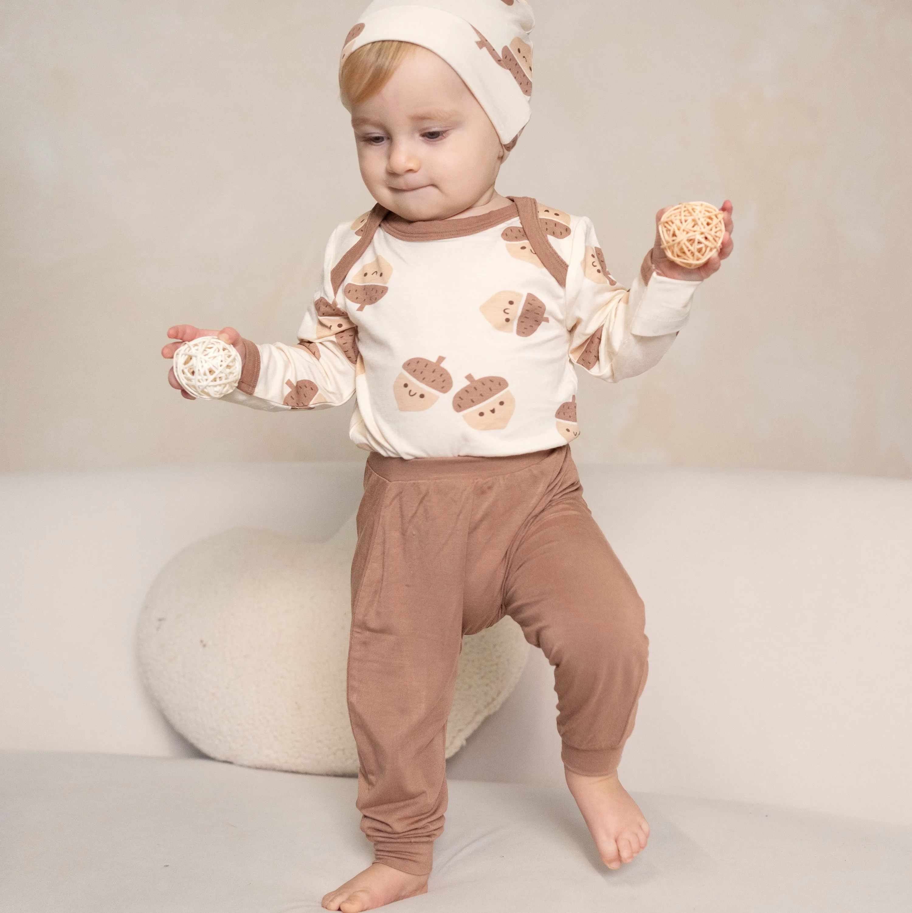 Bamboo Harem Pants (Beaver Fur)