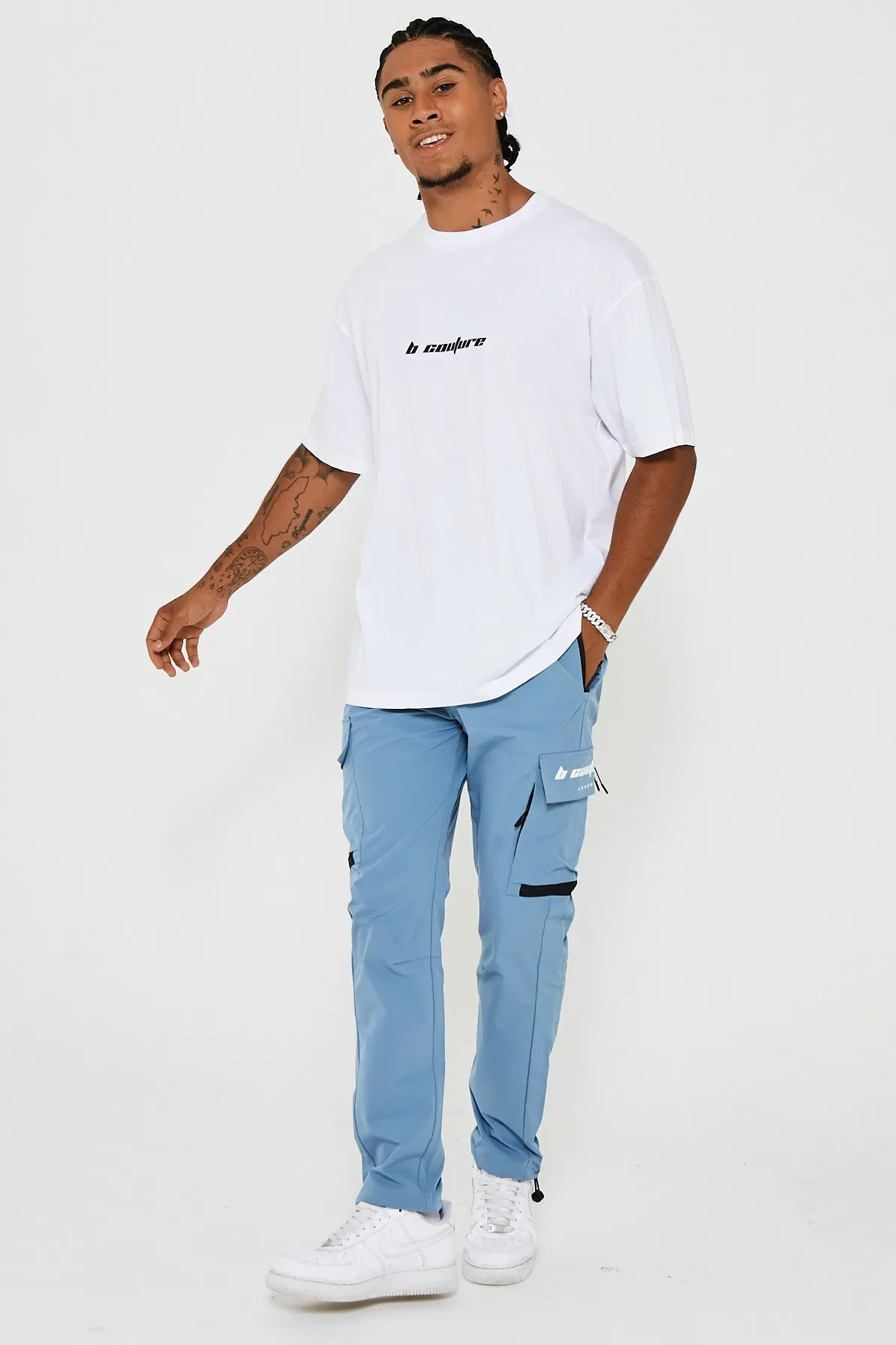 Bartley Oversized Cotton T-Shirt - White