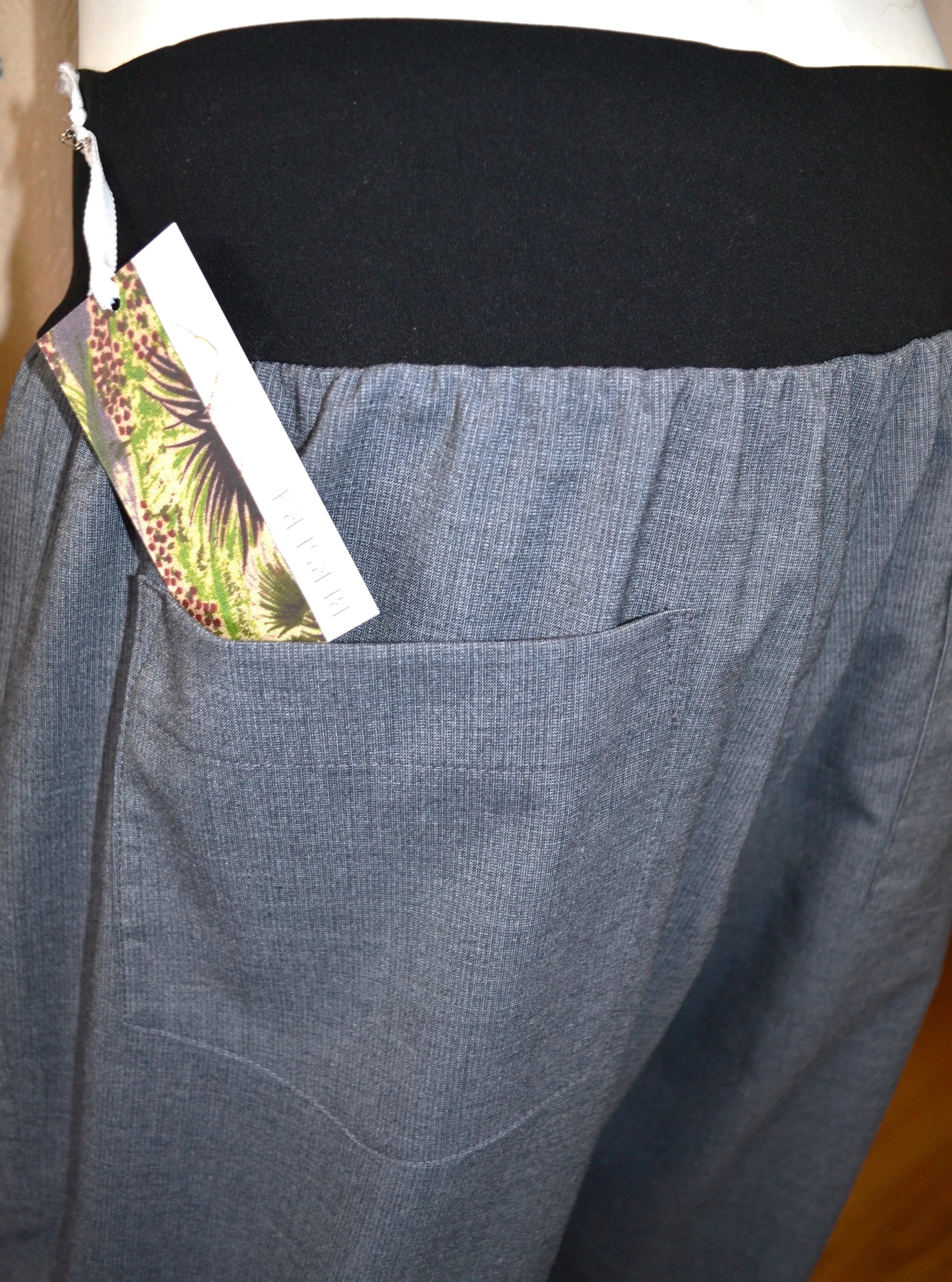 Berserk Steel Grey Stretch Waist Pant