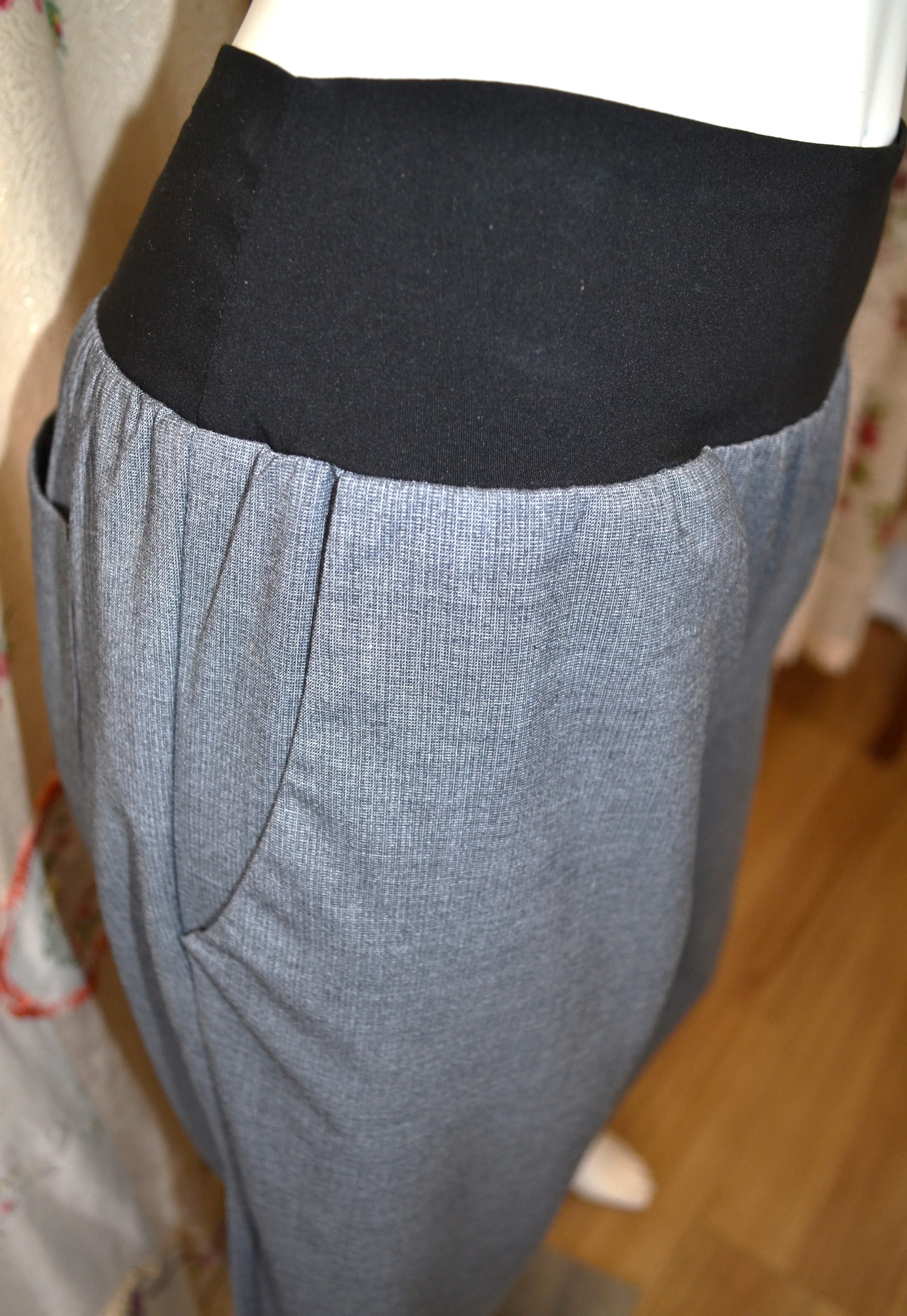 Berserk Steel Grey Stretch Waist Pant