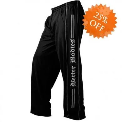 Better Bodies Mesh Gym Pants - Black