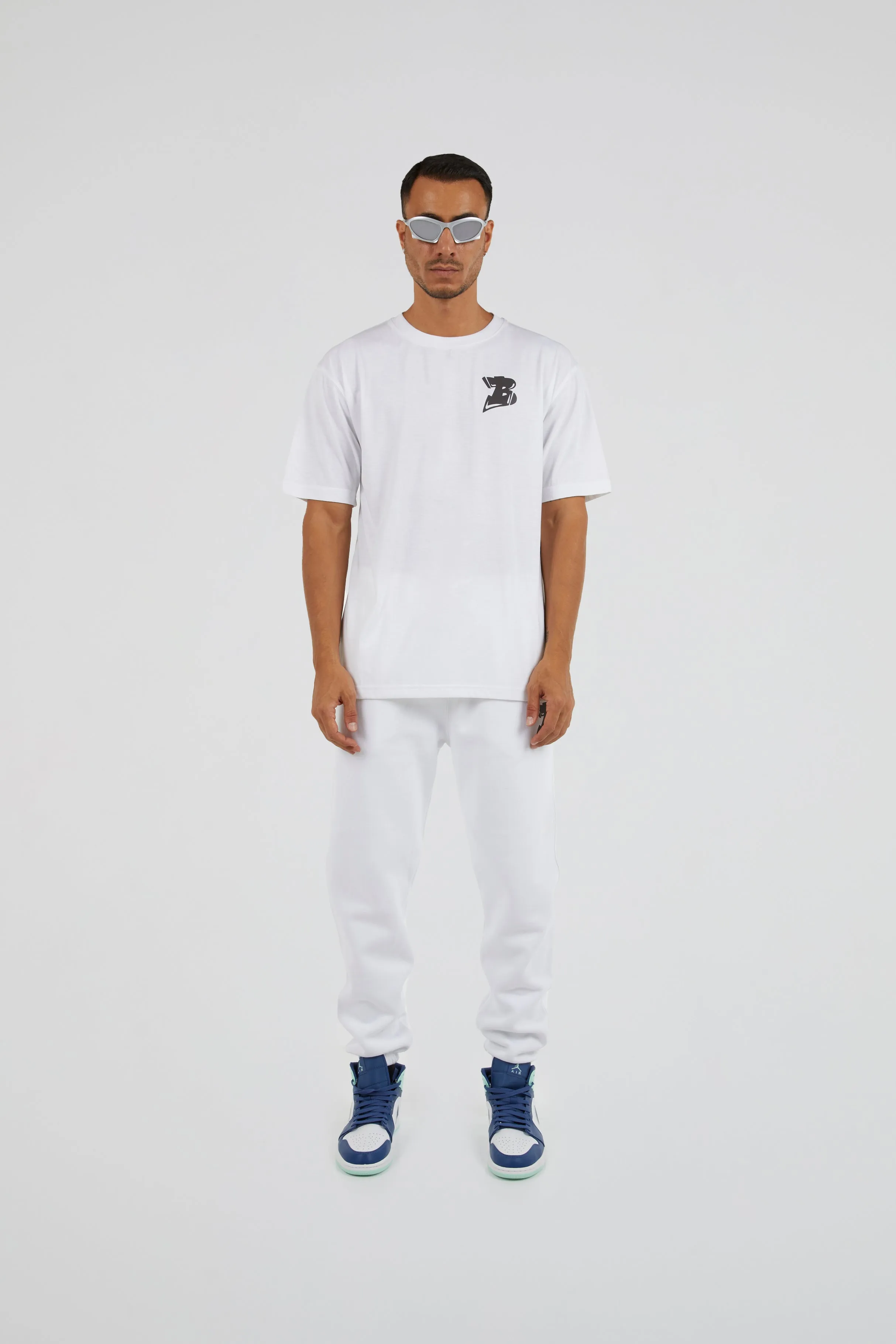 Bhype Society - Bhype Logo Essentials White Pants
