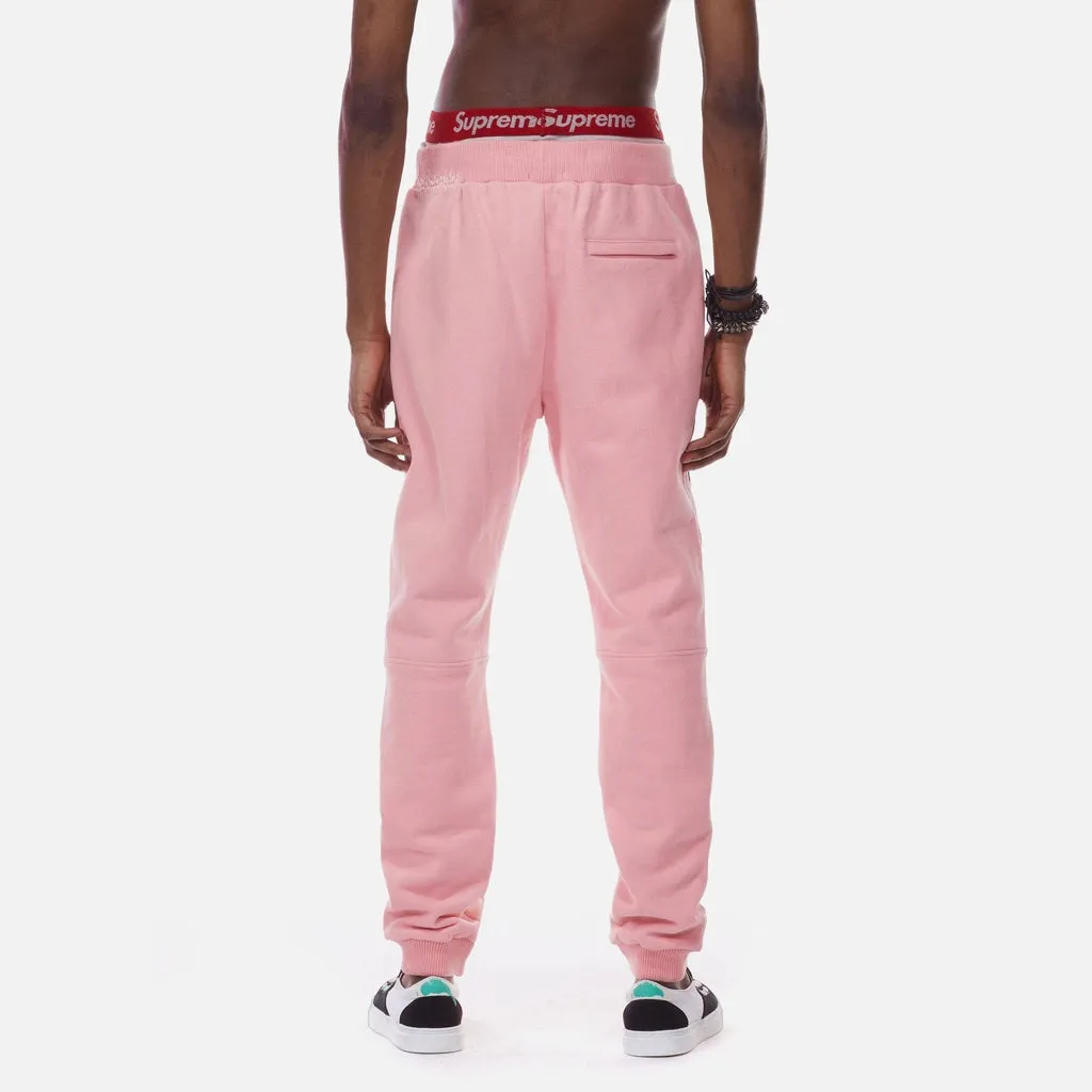 Bleunoir Thick Thread Jogger Pants - Shell Pink