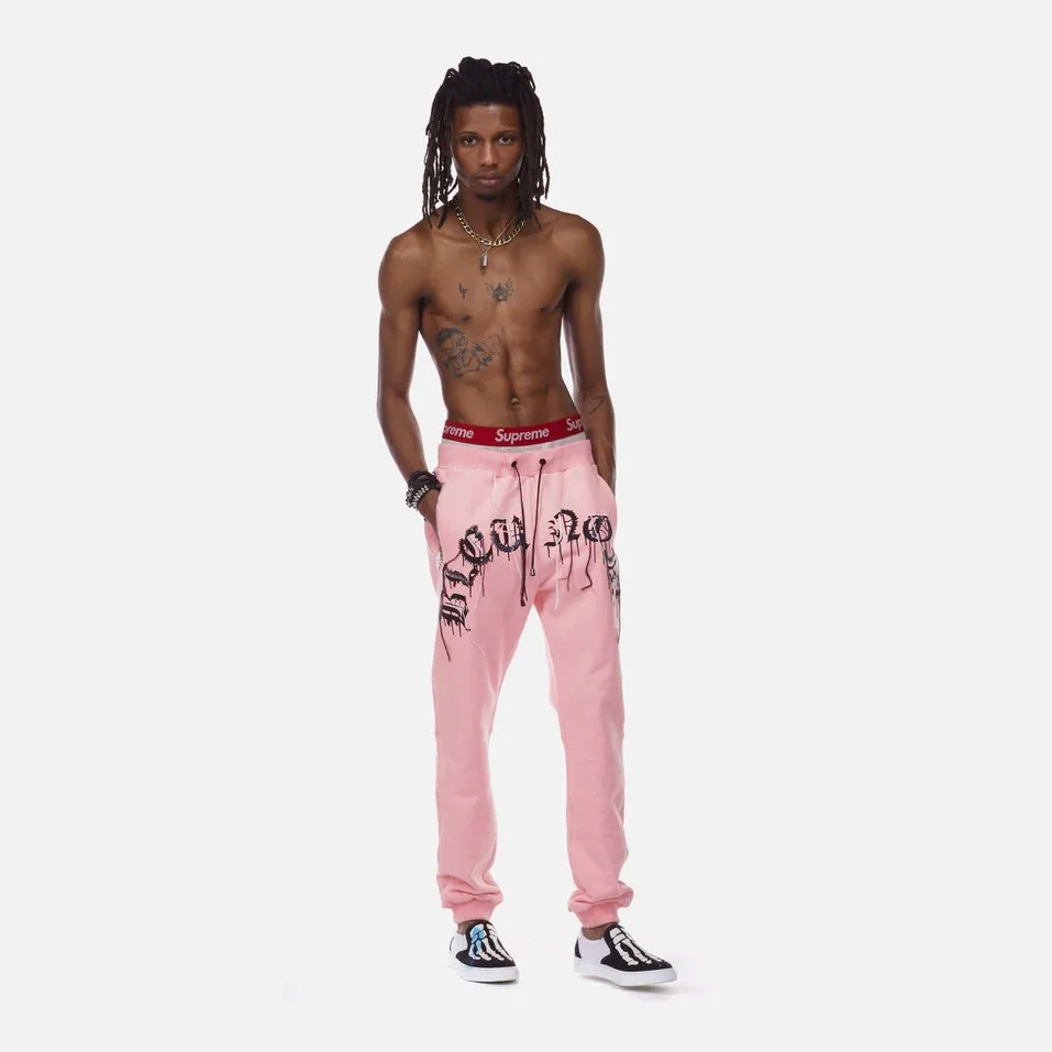 Bleunoir Thick Thread Jogger Pants - Shell Pink