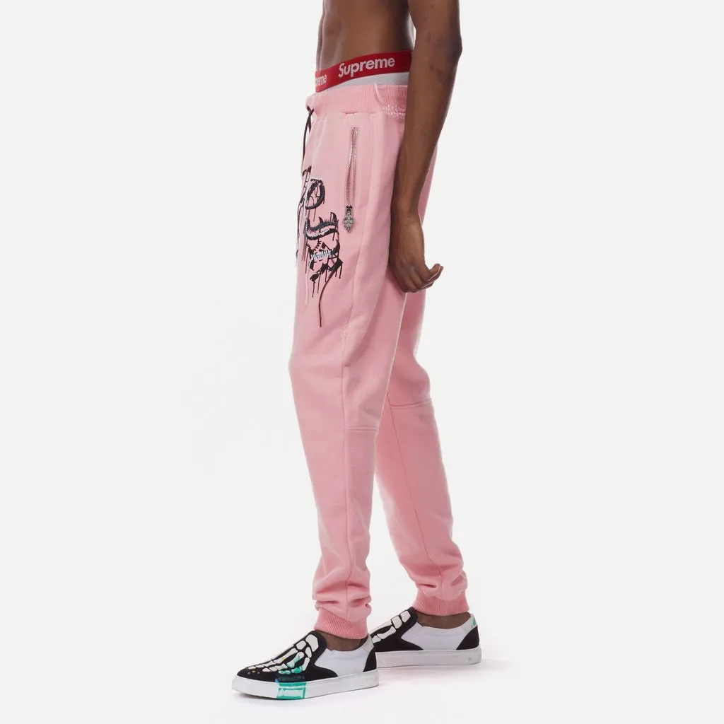 Bleunoir Thick Thread Jogger Pants - Shell Pink