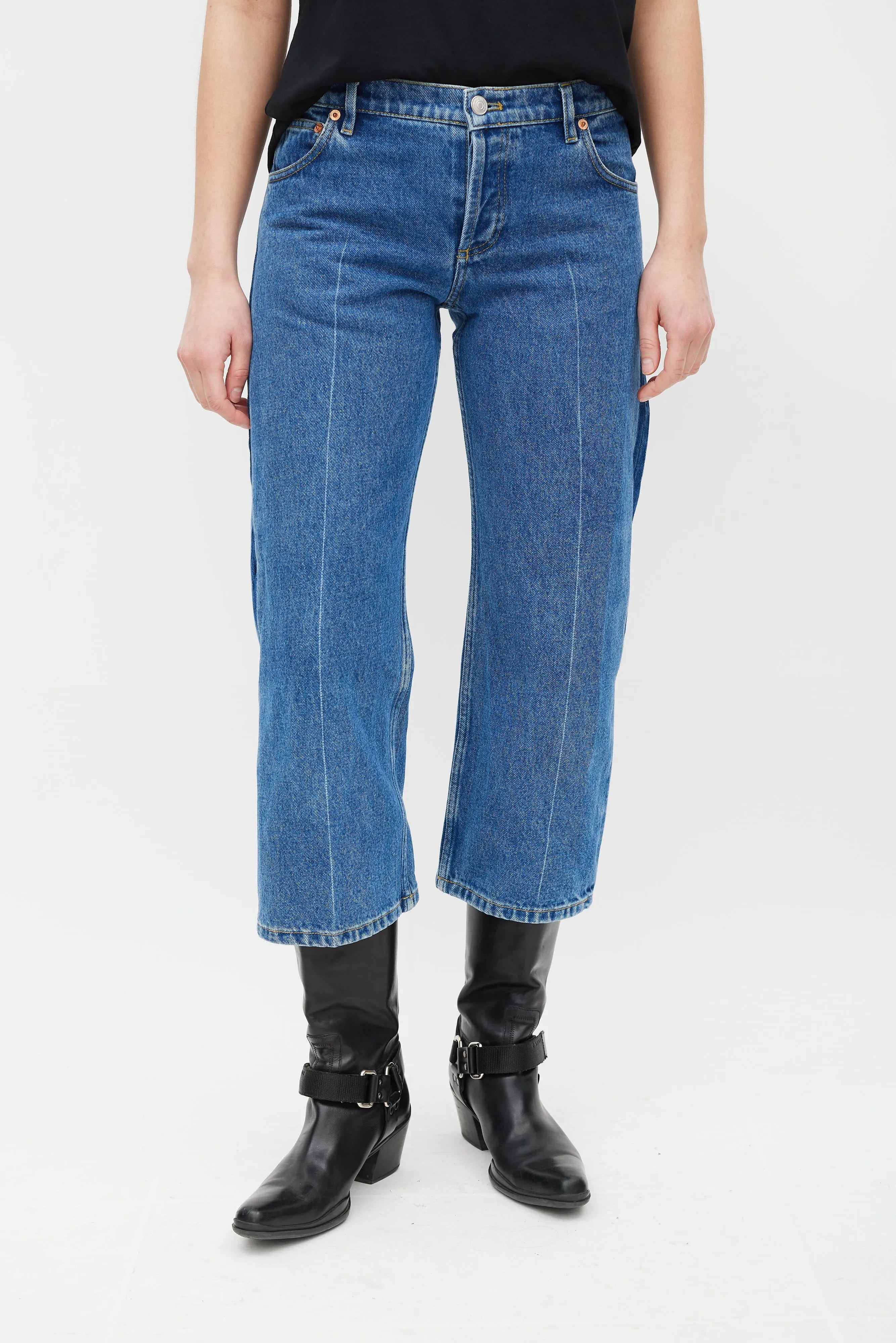 Blue Denim Pants