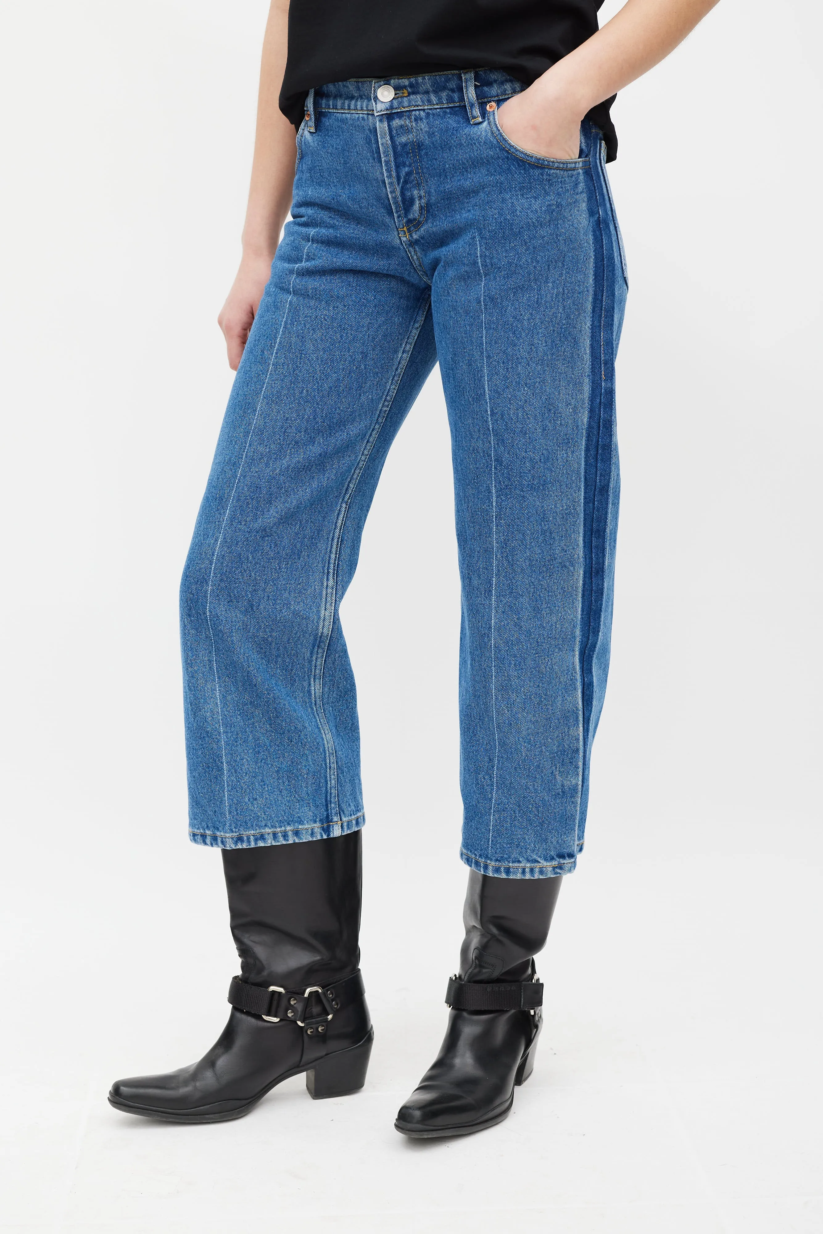 Blue Denim Pants