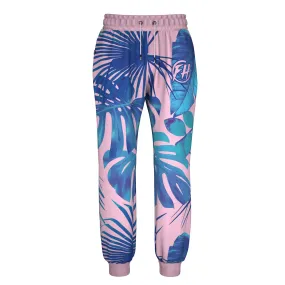 Blue Monstera Sweatpants