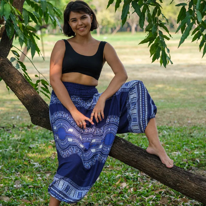 Blue Thai Hippie Pants