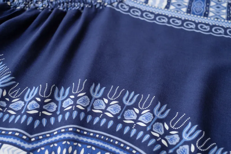 Blue Thai Hippie Pants
