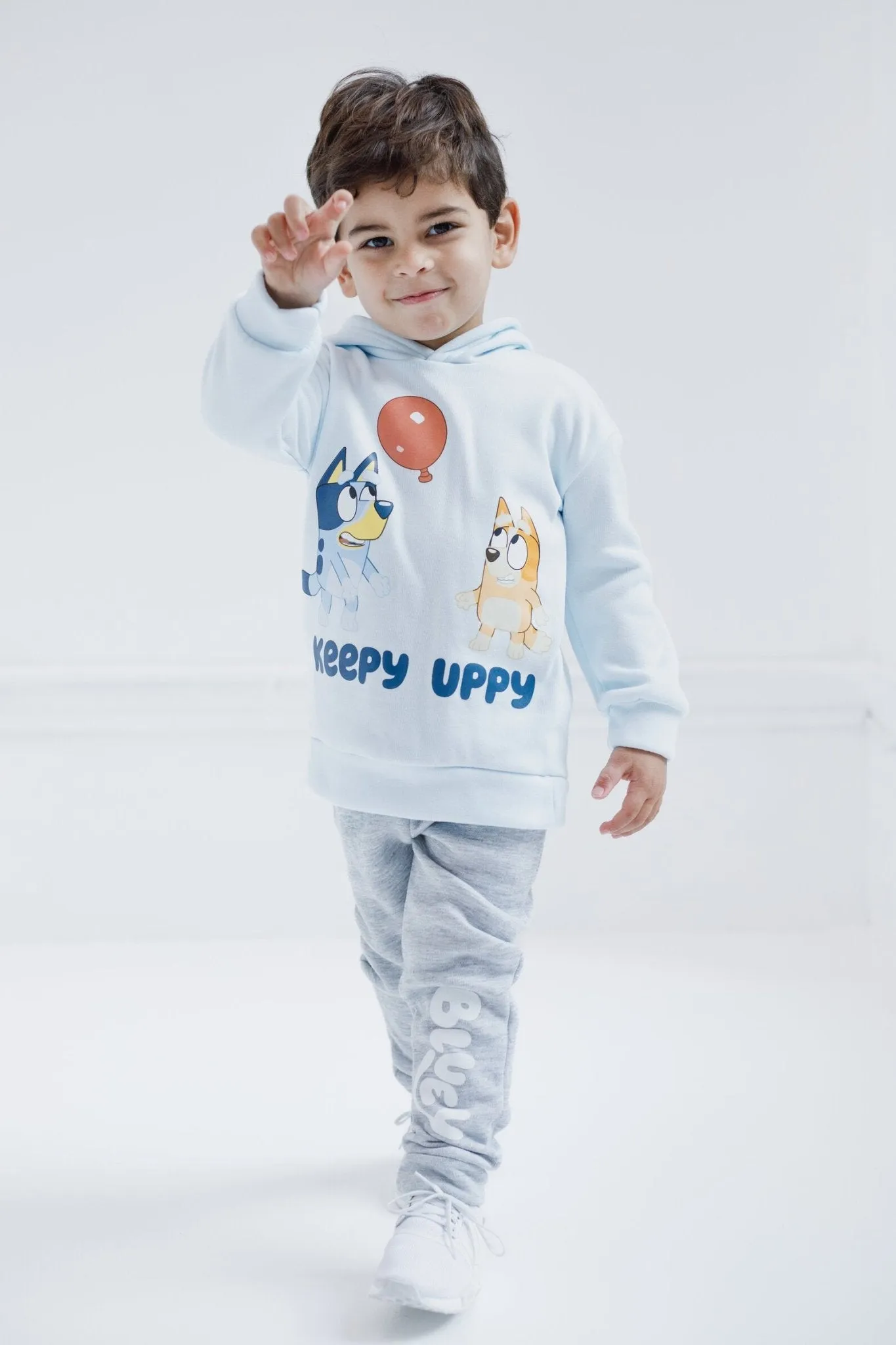 Bluey Fleece Hoodie and Pants Outfit Set