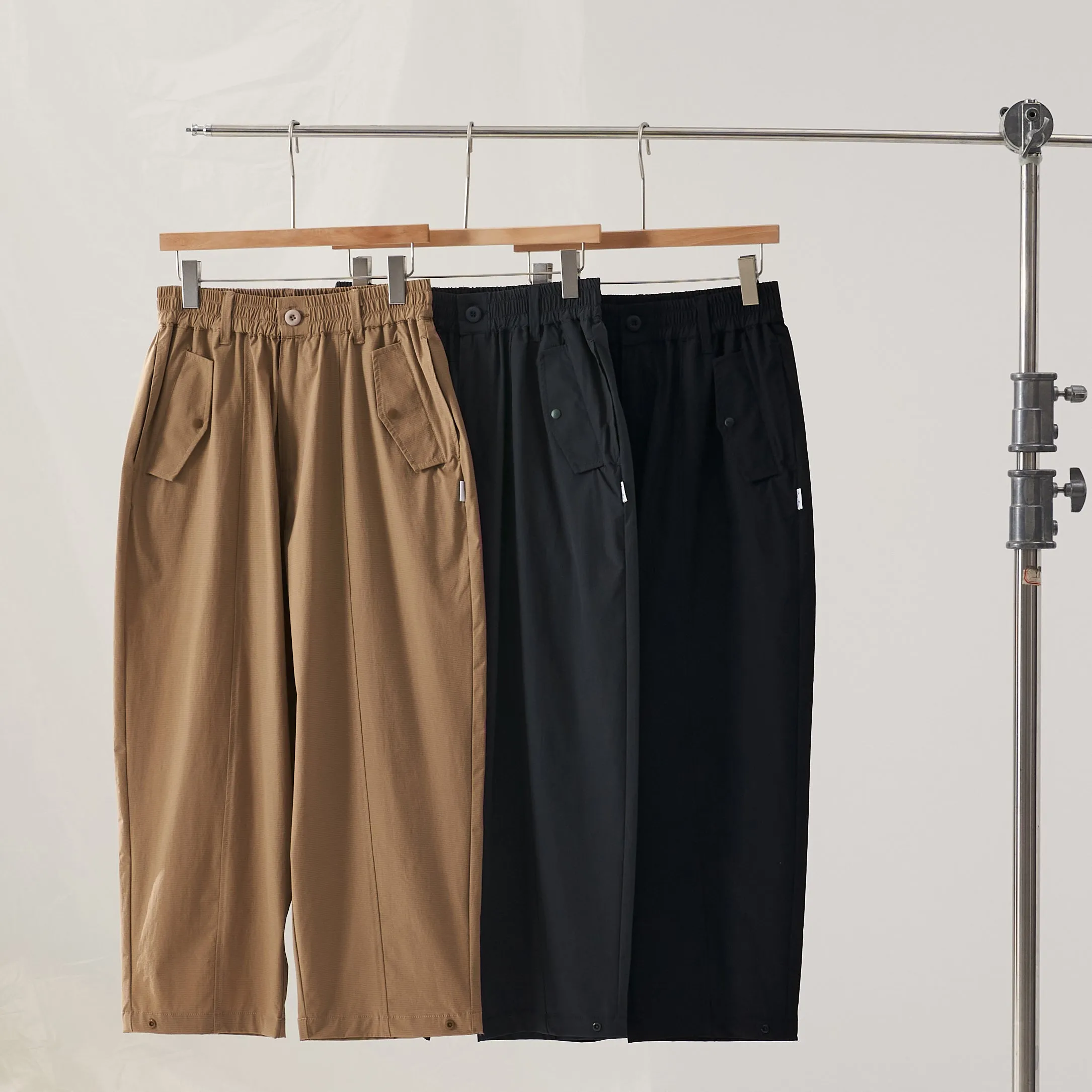 Boysnextdoor WR Snap Wide Pants Charcoal