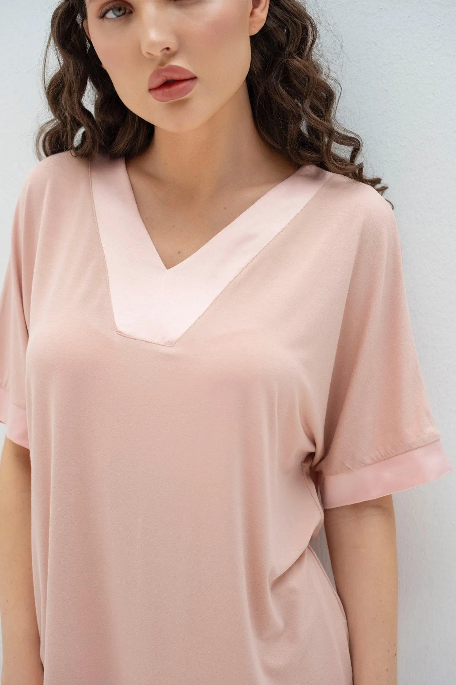 Breeze Pajama set in Dusty Pink