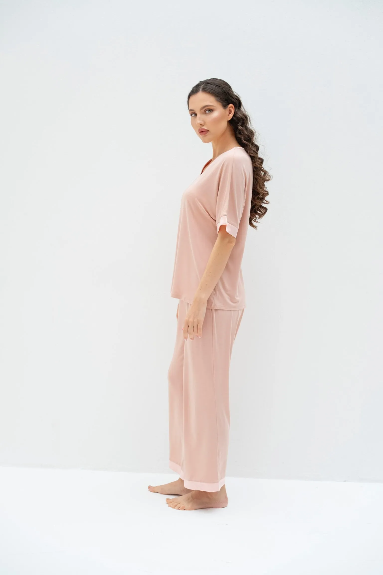 Breeze Pajama set in Dusty Pink