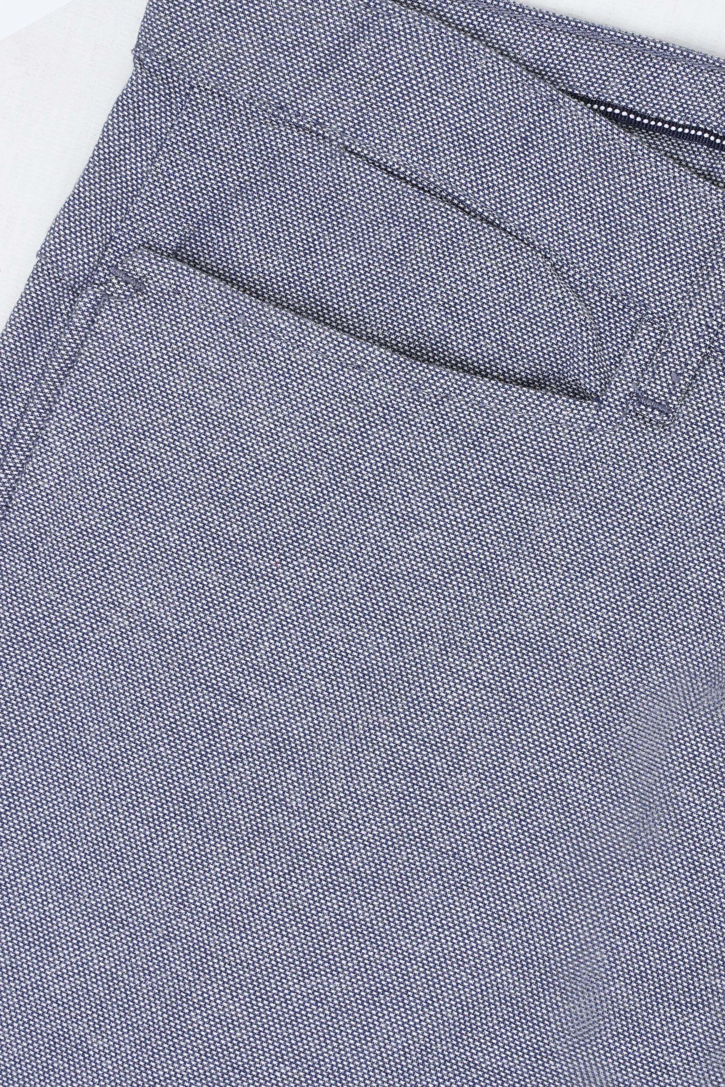 CASUAL PANT WHITE NAVY