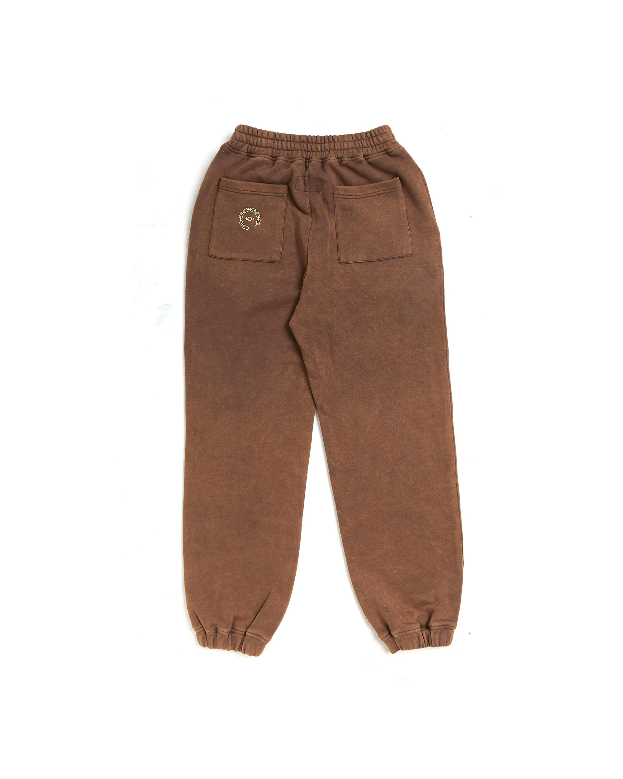 Chain Sweatpants - Brown