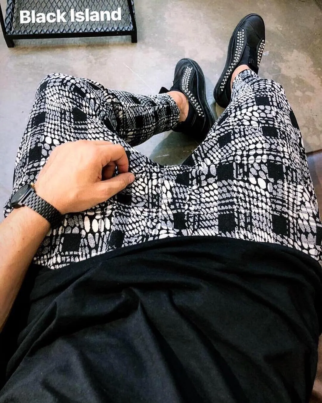 Checkered Baggy Jogger Pant B310 Streetwear Jogger Pants