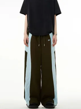Contrast Bar Line Sweatpants