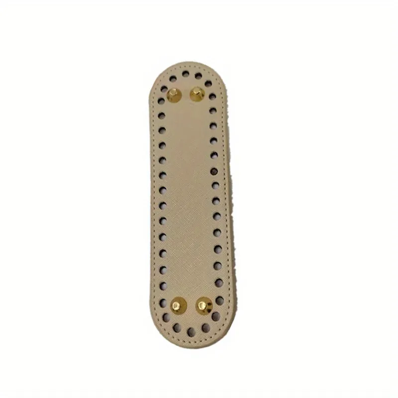 Creative Bag Bottom With Holes, Wear-Resistant PU Leather Handmade Bag Bottom For Girls Women, DIY Accessories
