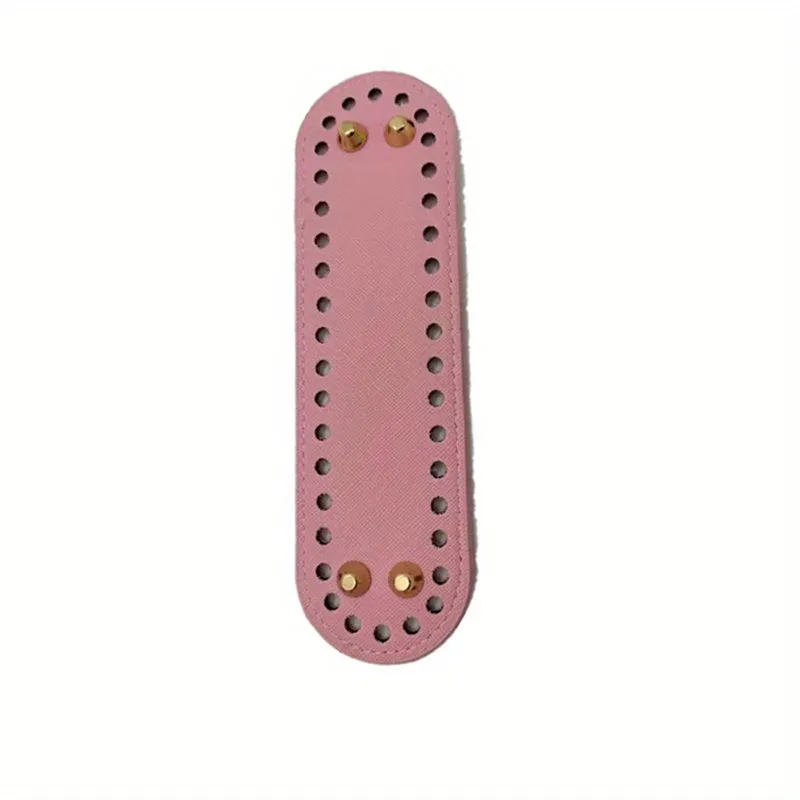 Creative Bag Bottom With Holes, Wear-Resistant PU Leather Handmade Bag Bottom For Girls Women, DIY Accessories