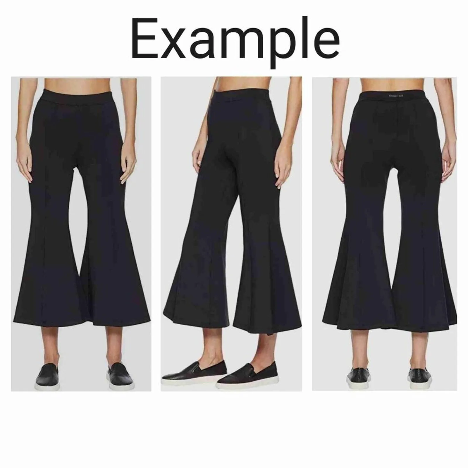 Cushnie Et Ochs High Waisted Cropped Neoprene Flare Pants