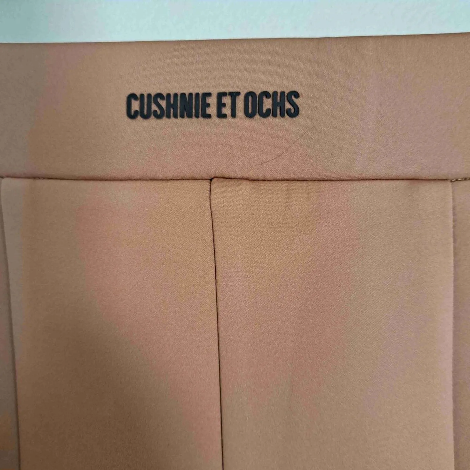 Cushnie Et Ochs High Waisted Cropped Neoprene Flare Pants
