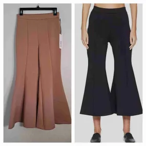 Cushnie Et Ochs High Waisted Cropped Neoprene Flare Pants