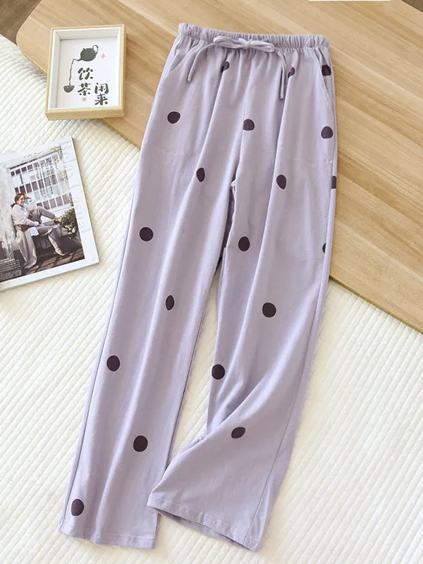Cute Polka Dot Pajama Pants