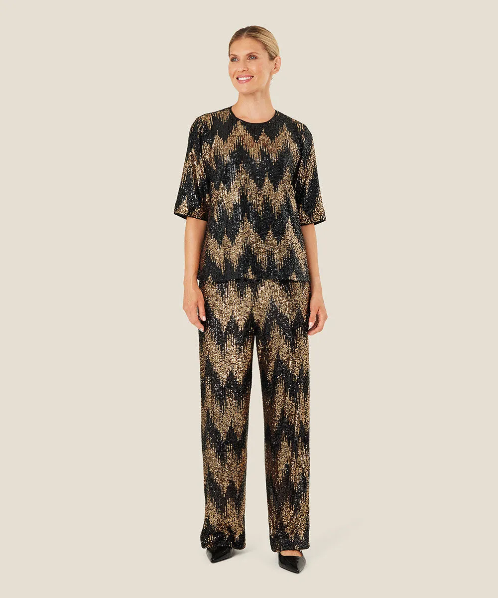 Daila Sequin Blouse