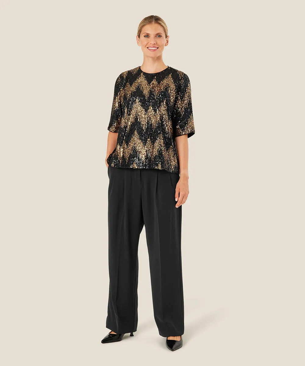 Daila Sequin Blouse
