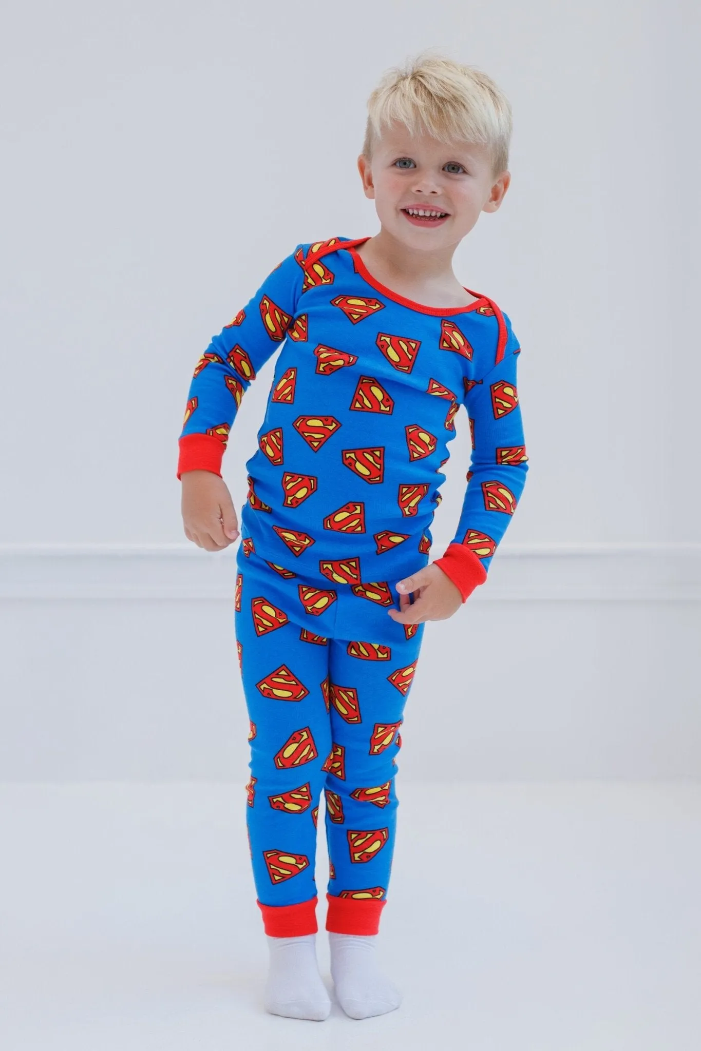 DC Comics Justice League Superman Pajama Shirt and Pants Sleep Set