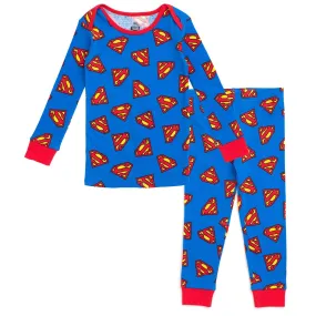 DC Comics Justice League Superman Pajama Shirt and Pants Sleep Set