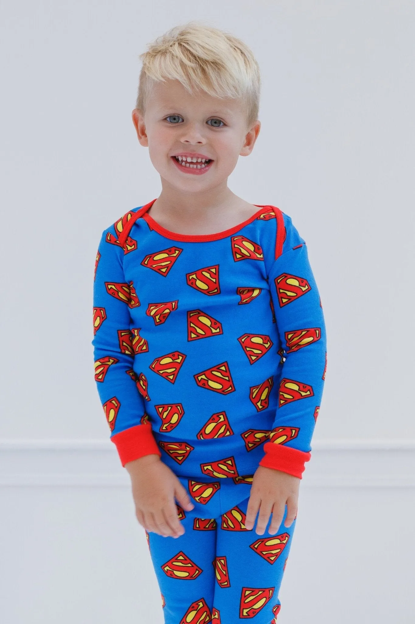 DC Comics Justice League Superman Pajama Shirt and Pants Sleep Set